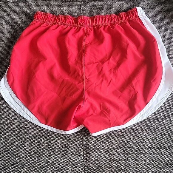 NEW 2 PAIRS NIKE Dri Fit Shorts Bundle Red Burgundy M L Track Running Volley - Picture 6 of 13